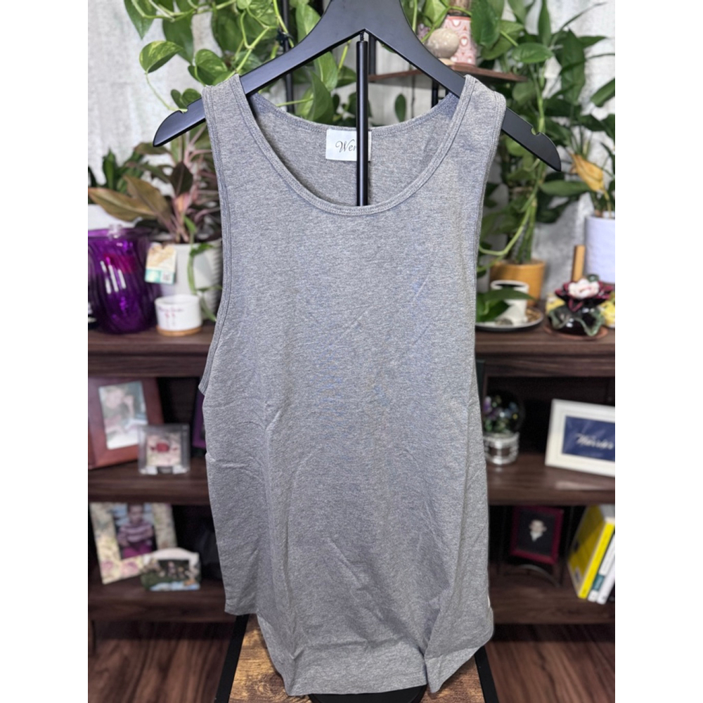 Men's Werk Grey Tank Top L